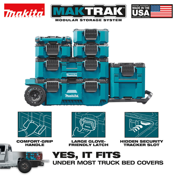 Makita T-90037 MAKTRAK Medium Tool Box w/ 75 lbs Capacity