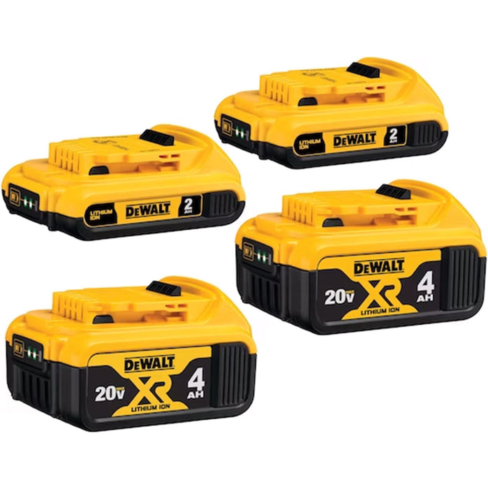 DeWALT DCB324-4 20V MAX Lithium Ion Batteries - 4 Pack