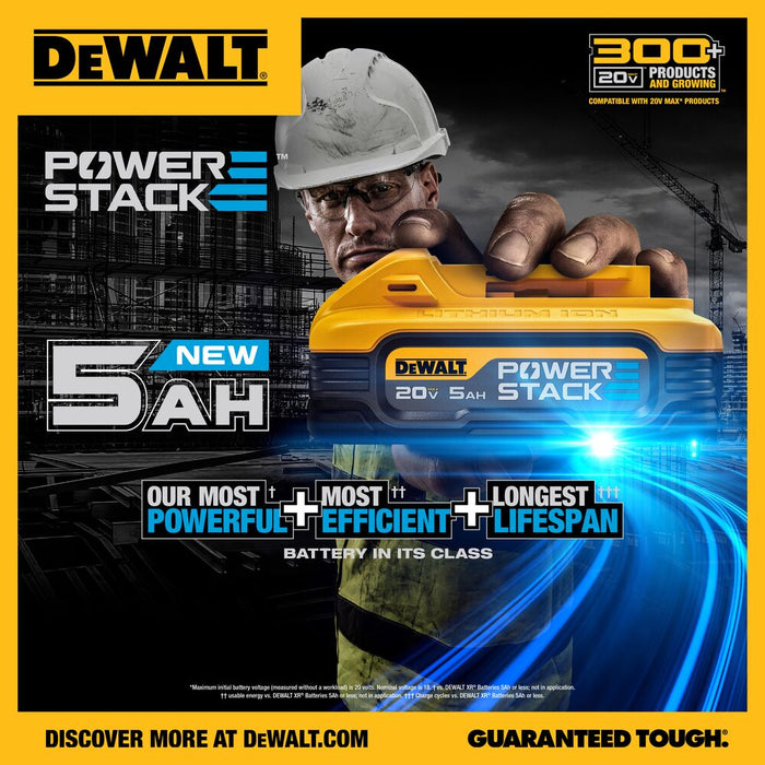 DeWALT DCBP520 20V MAX POWERSTACK 5 AH Battery