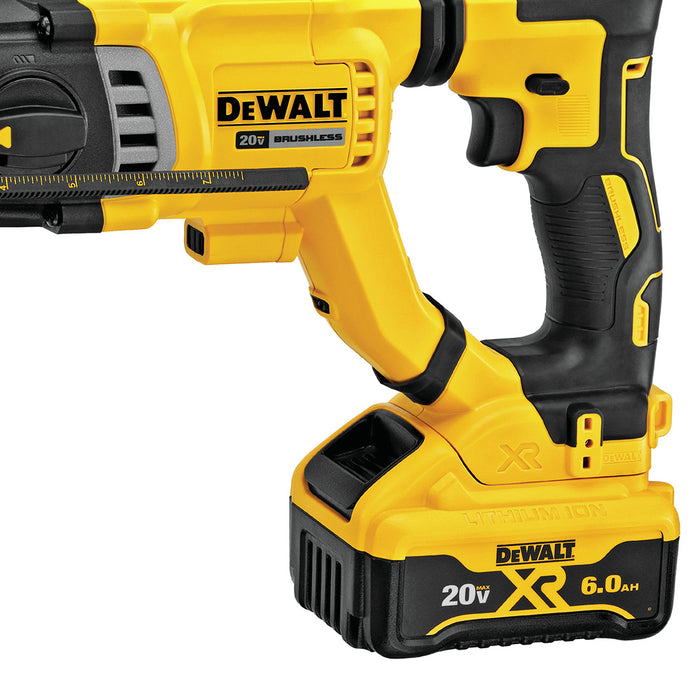 DeWALT DCH263R2 20V 1-1/8 Inch SDS-Plus D-Handle Rotary Hammer Kit