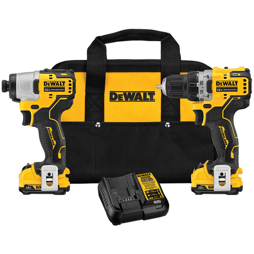 DeWALT DCK221F2 12V MAX XTREME Brushless Cordless Drill and Impact Combo Kit