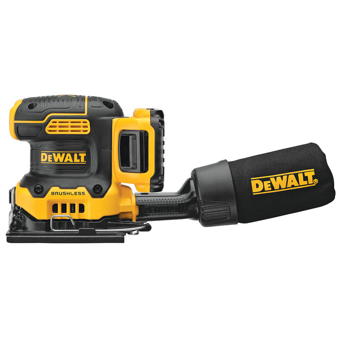 DeWALT DCW200D1 20V MAX XR 1/4 Sheet Cordless Durable Variable Speed Sander Kit