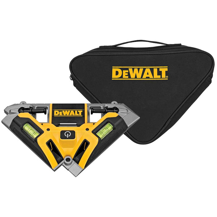 DeWALT DW0802 33' Durable Aluminum Laser Square w/ 3 Mounting Pins