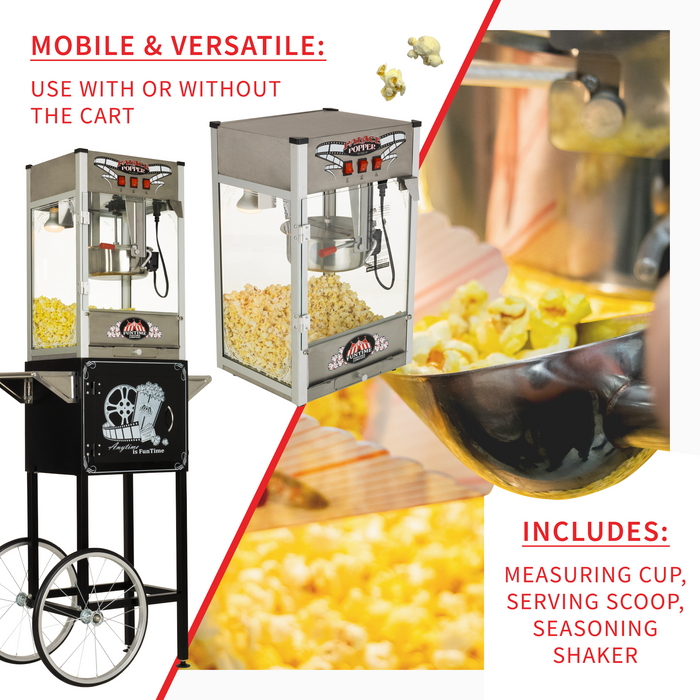 FunTime FT865PP Palace Popper 8 oz Bar Style Popcorn Popper Machine