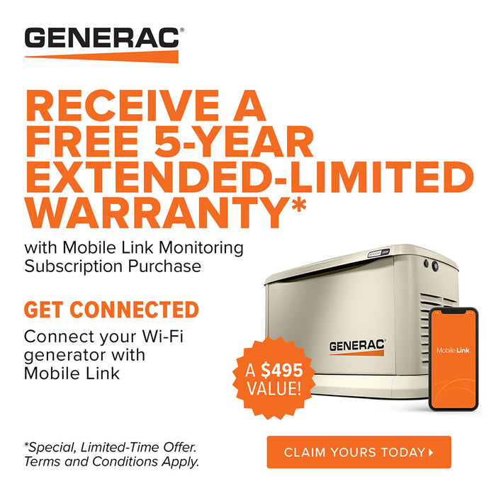 Generac 7225 14kW Guardian Home Backup Standby Generator w/ Free Mobile Link