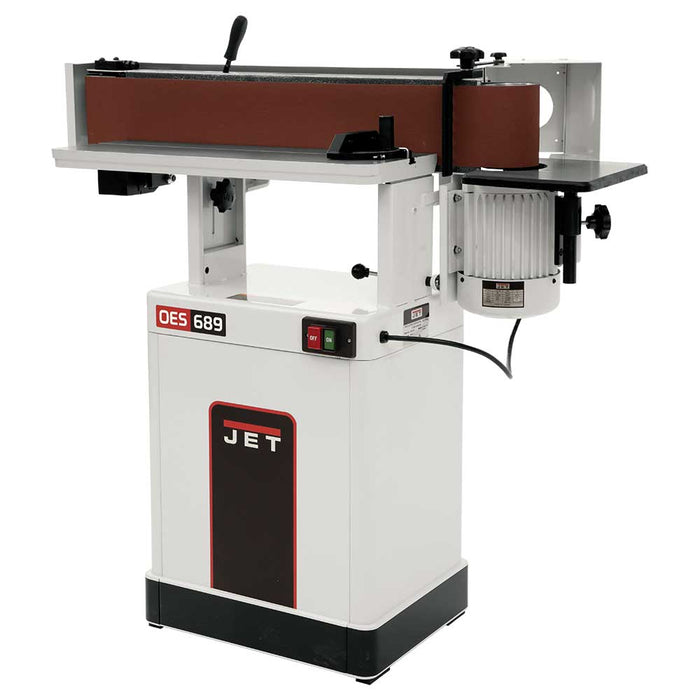 Jet 708447 OES-80CS 115V/230V 6" x 89" Single Phase Oscillating Belt Edge Sander