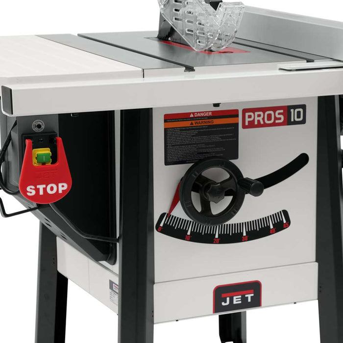 Jet 725004K 115-Volt 10-Inch Stamped Riving Knife ProShop Table w/ 30-Inch Rip