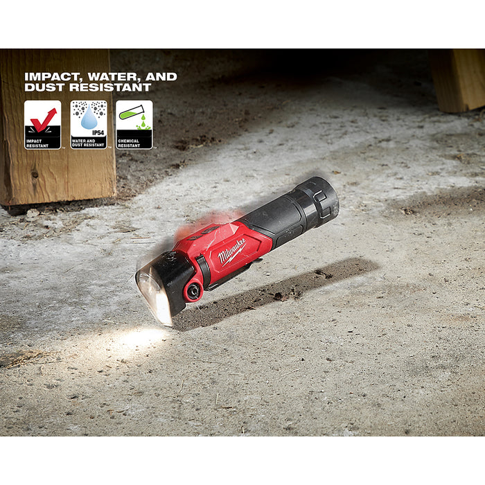 Milwaukee 2113-21 500-Lumen Redlithium USB Rechargeable Pivoting Flashlight