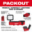 Milwaukee 2356-20 M12 12V PACKOUT 1400 Lumens Flood Light w/ USB Charging