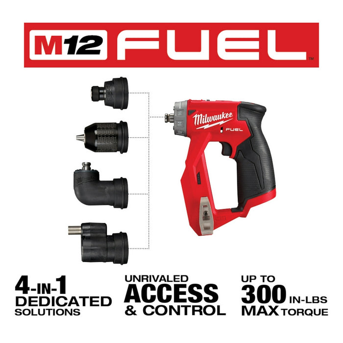 Milwaukee 2505-20 M12 FUEL 12V 4-in-1 Installation Drill/Driver -Bare Tool