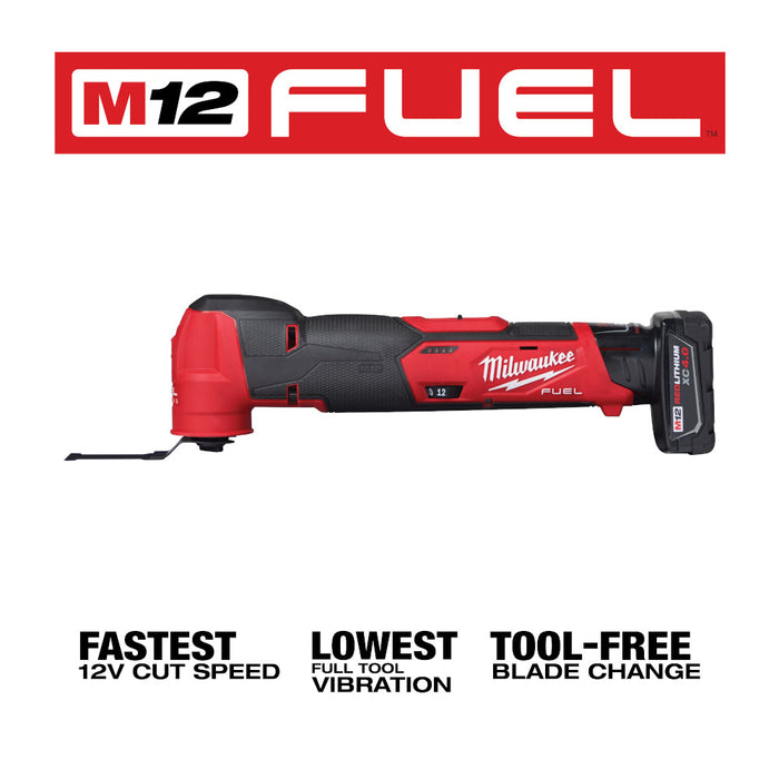 Milwaukee 2526-21 M12 FUEL 12V  Multi-Tool w/ 2.0 AH Battery