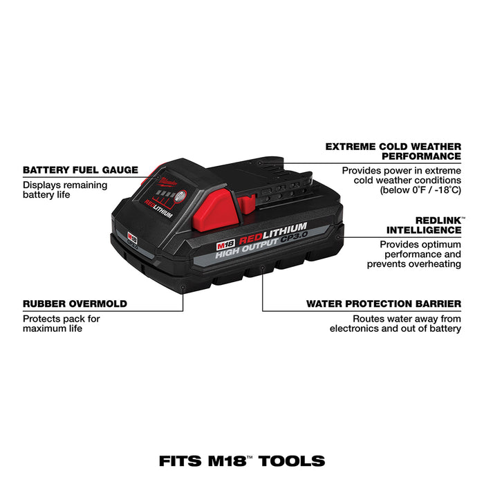 Milwaukee 2626-21HO M18 18V Cordless Multi-Tool Kit w/ 3.0AH Battery