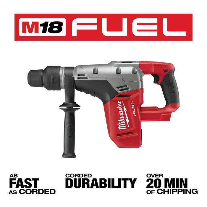 Milwaukee 2717-80 M18 FUEL 18V 1-9/16" SDS-Max Rotary Hammer - Bare Tool - Recon