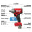 Milwaukee 2759-80 M18 FUEL 18V 1/2" Compact Impact Wrench Kit - Bare Tool -Recon