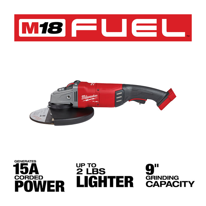 Milwaukee 2785-20 M18 FUEL 18V 7/9-Inch Large Angle Grinder Bare Tool