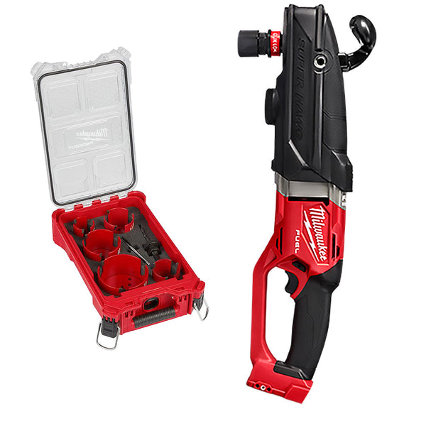 Milwaukee M18 FUEL Hole Hawg Brushless Cordless Lithium-Ion Right Angle Drill with 16 in. QUIK-LOK (Tool Only)   Accessory - 1