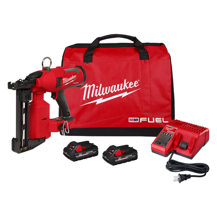 Milwaukee 2843-22 M18 18V FUEL Li-Ion Cordless Utility Fencing Stapler Kit