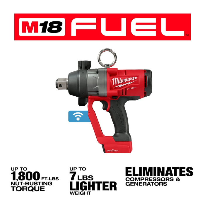 Milwaukee 2867-20 M18 FUEL 18V Inch High Torque Impact Wrench Bare Tool