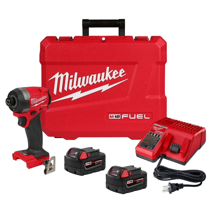 Milwaukee 2953-22 M18 FUEL 18V 1/4" Hex Cordless Li-Ion Impact Driver Kit