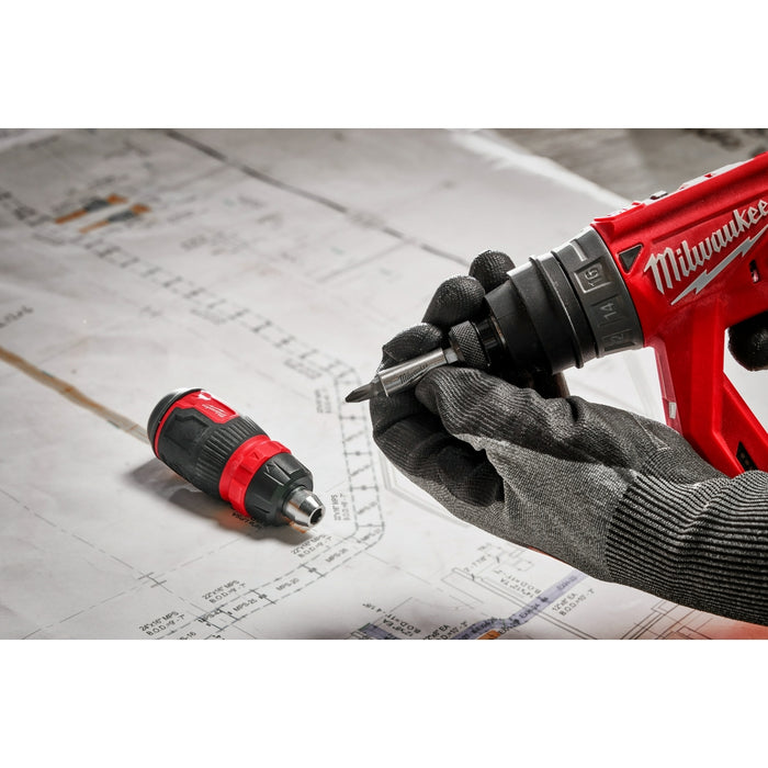 Milwaukee 48-22-2913 8-in-1 Ratcheting Compact Multi-Bit Screwdriver