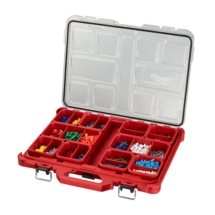 Milwaukee 48-22-8431 10-Compartment Durable PACKOUT Low-Profile Tool Organizer