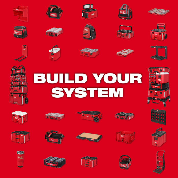 Milwaukee 48-22-8440H PACKOUT Crate w/ 1/2" - 3/8" SAE Impact Socket Kits