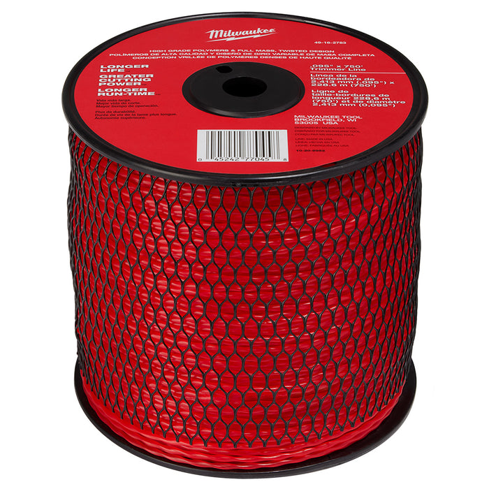 Milwaukee 49-16-2783 .095" x 750' Bulk Spool High Grade Trimmer Line