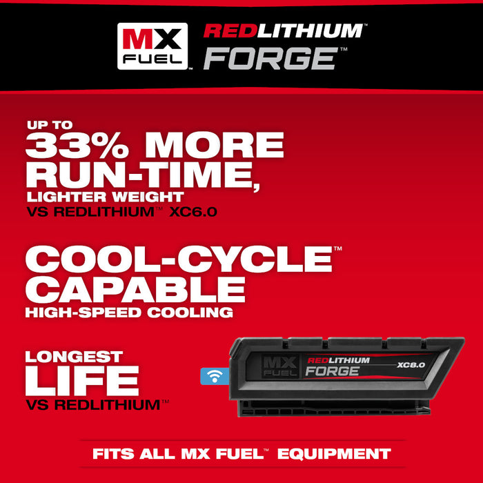 Milwaukee MXFXC608 MX FUEL XC8.0 REDLITHIUM FORGE Battery Pack