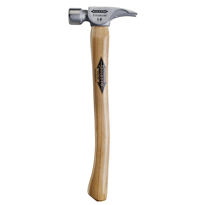 Stiletto TI14MC 14 Oz. Ti Milled Face, 18” Curved Hickory Handle