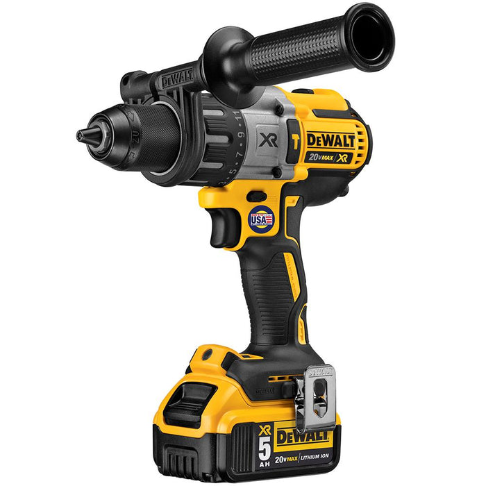 DeWALT DCD996P2 20V 1/2-Inch 3-Speed 5.0Ah Lithium-Ion Hammer-Drill Kit